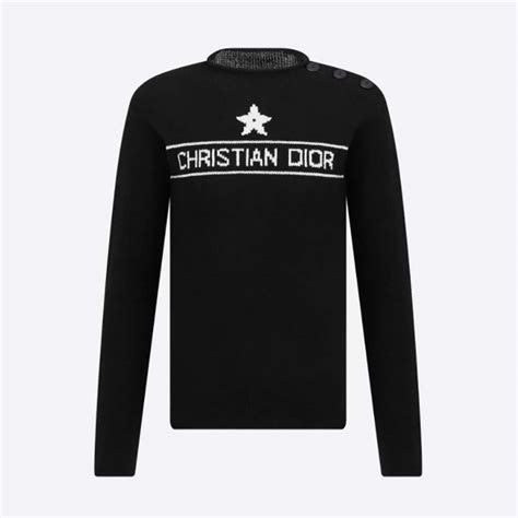 dior sweater black